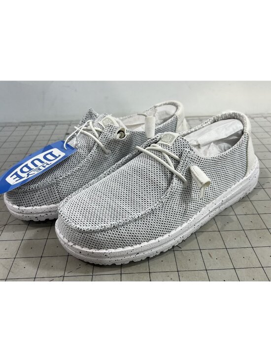 Heydude Shoes - Hey Dude Women’s Wendy Stretch Sox Shoes Stone White Sz. 6 New